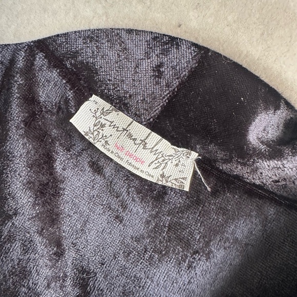 Free People Intimately Velvet Wrap Top - Picture 3 of 6
